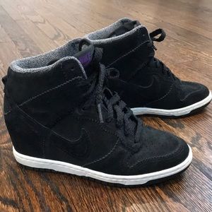 Nike Dunk Sky Hi Black Suede